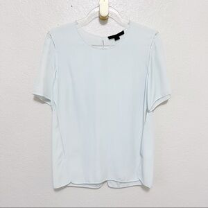 Alexander Wang blue silk top size small
